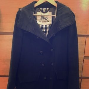 Burberry black coat